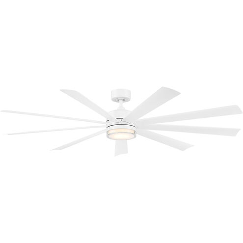 Wynd XL 72 inch Matte White Downrod Ceiling Fan in 2700K