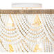 Lorelei 6 Light 24 inch White Flush Mount Ceiling Light