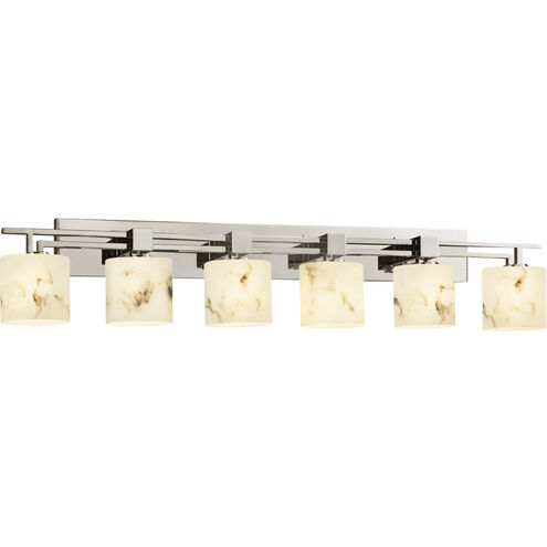 Lumenaria LED 56 inch Brushed Nickel Bath Bar Wall Light in 4200 Lm LED, Oval