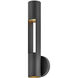 Oslo LED 18 inch Black Outdoor Wall Mount Lantern