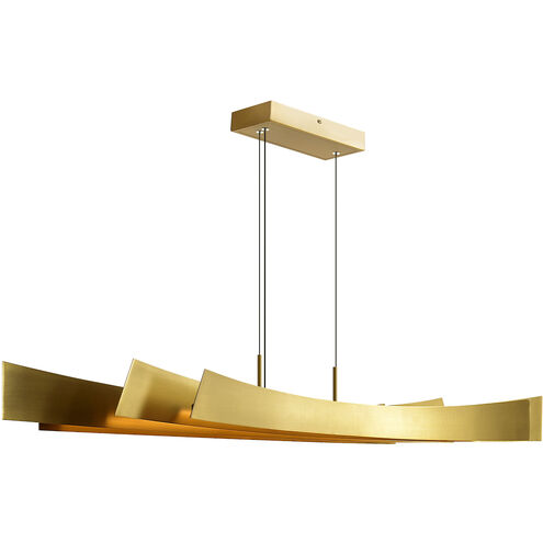 Candora LED 50 inch Brass Island/Pool Table Light Ceiling Light