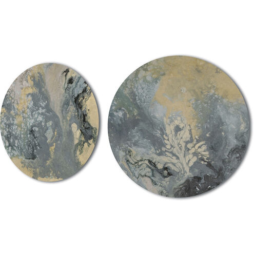 Tidal Blue and Beige Wall Sculpture