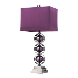 Lamezia Terme 27 inch 60.00 watt Purple Table Lamp Portable Light