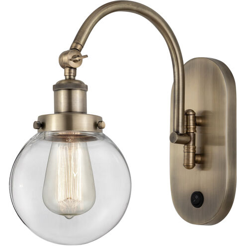 Franklin Restoration Beacon 1 Light 6 inch Antique Brass Sconce Wall Light