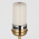 J. Randall Powers Hackney 23.5 inch 2.00 watt Hand-Rubbed Antique Brass Cordless Buffet Lamp Portable Light