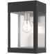 Barrett Outdoor Wall Lantern in Scandinavian Gray