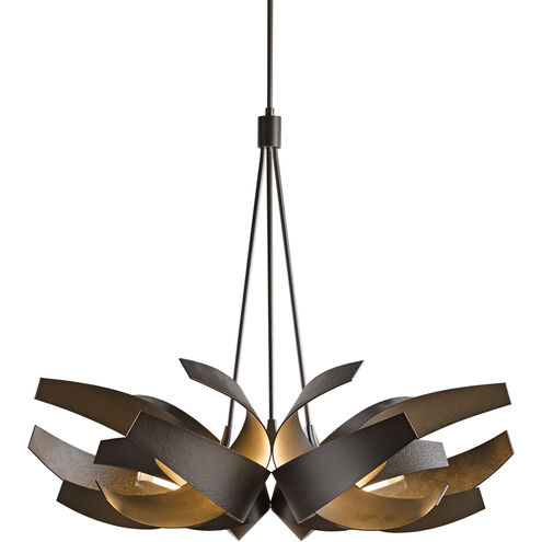 Corona 6 Light 35 inch Bronze Pendant Ceiling Light, Large