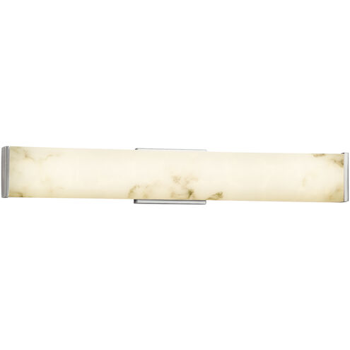 Lumenaria 28.5 inch Brushed Nickel Vanity Light Wall Light
