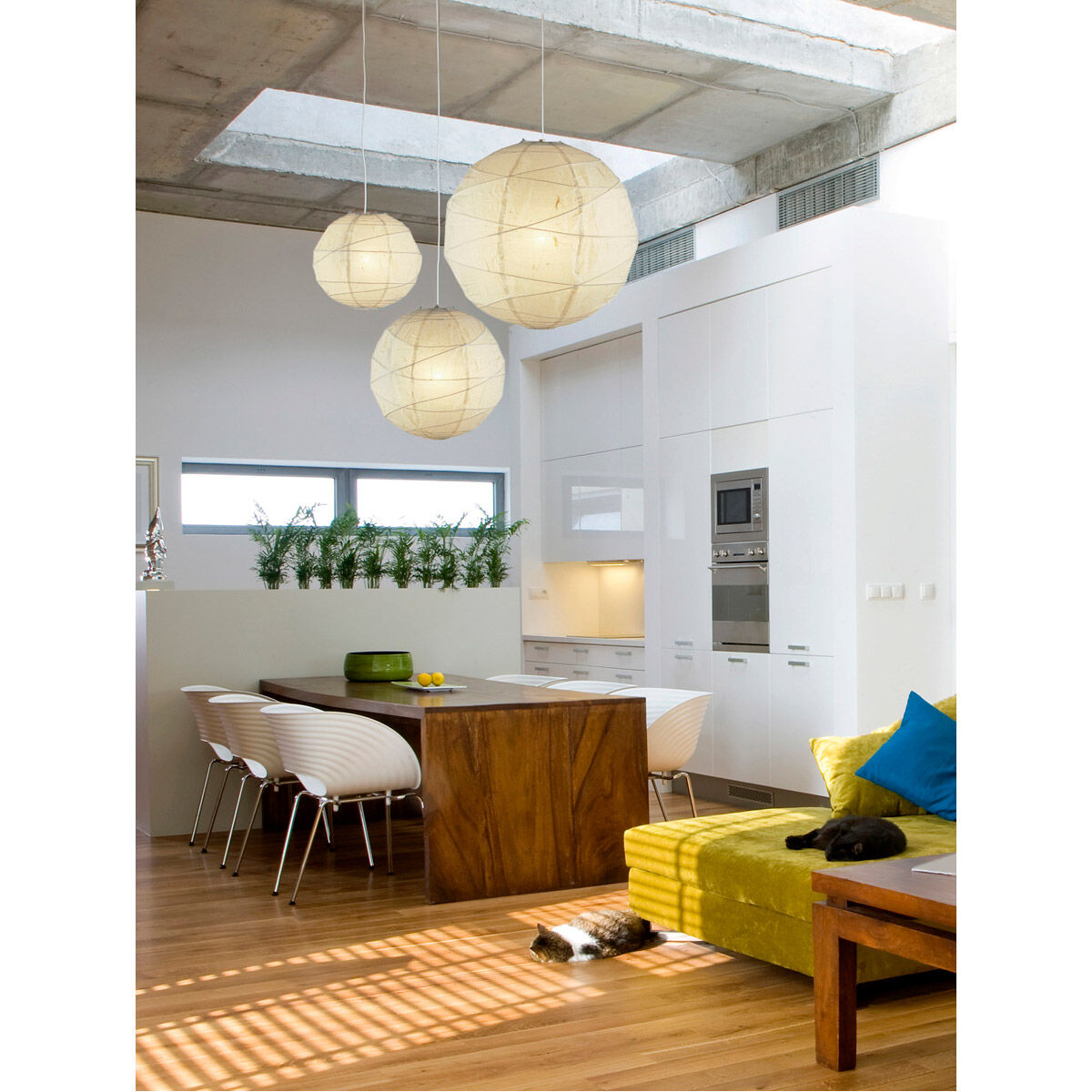 Orb 1 Light 19 inch Natural Medium Pendant Ceiling Light