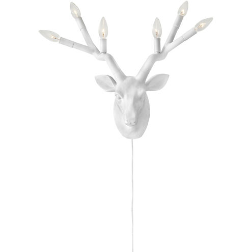 Stag LED 23 inch Chalk White Indoor Wall Sconce Wall Light