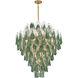 Verla Crest 21 Light 32.5 inch Legacy Brass Pendant Ceiling Light