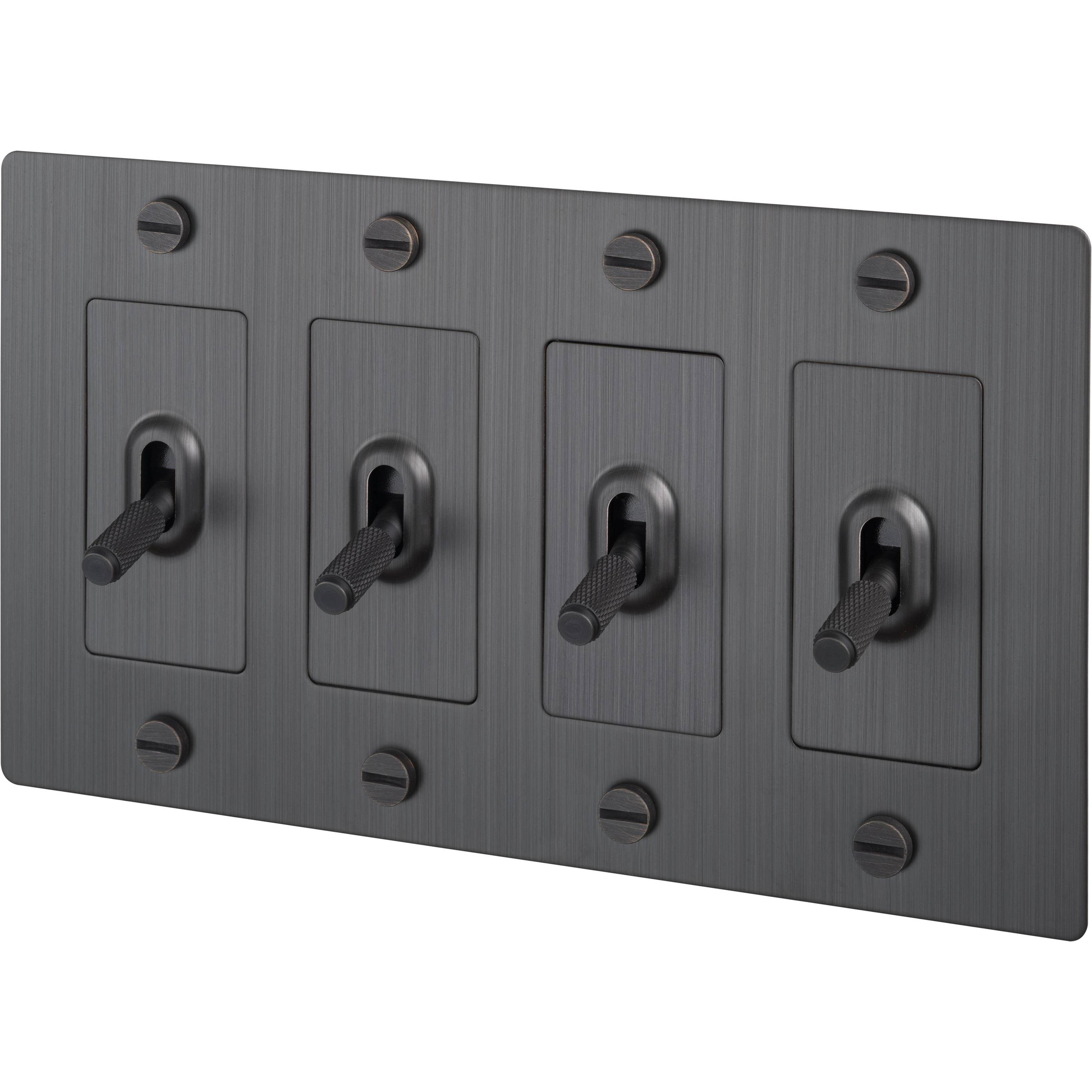 4G Toggle 120-277 Smoked Bronze Light Switch