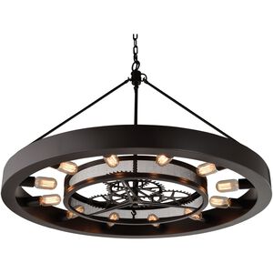 Chronology 12 Light 39 inch Oil Rubbed Bronze Chandelier Ceiling Light