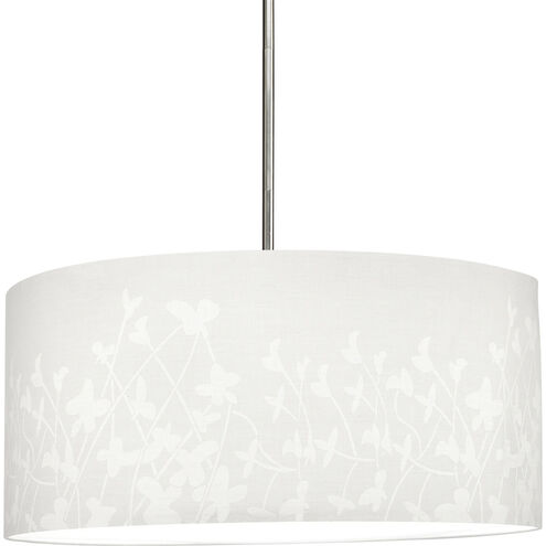 Chloe Floral Fabric Pendant Shade, (Pendant Kit Sold Separately)