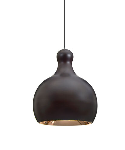 Felix LED Bronze Pendant Ceiling Light in Gold Foil Bronze