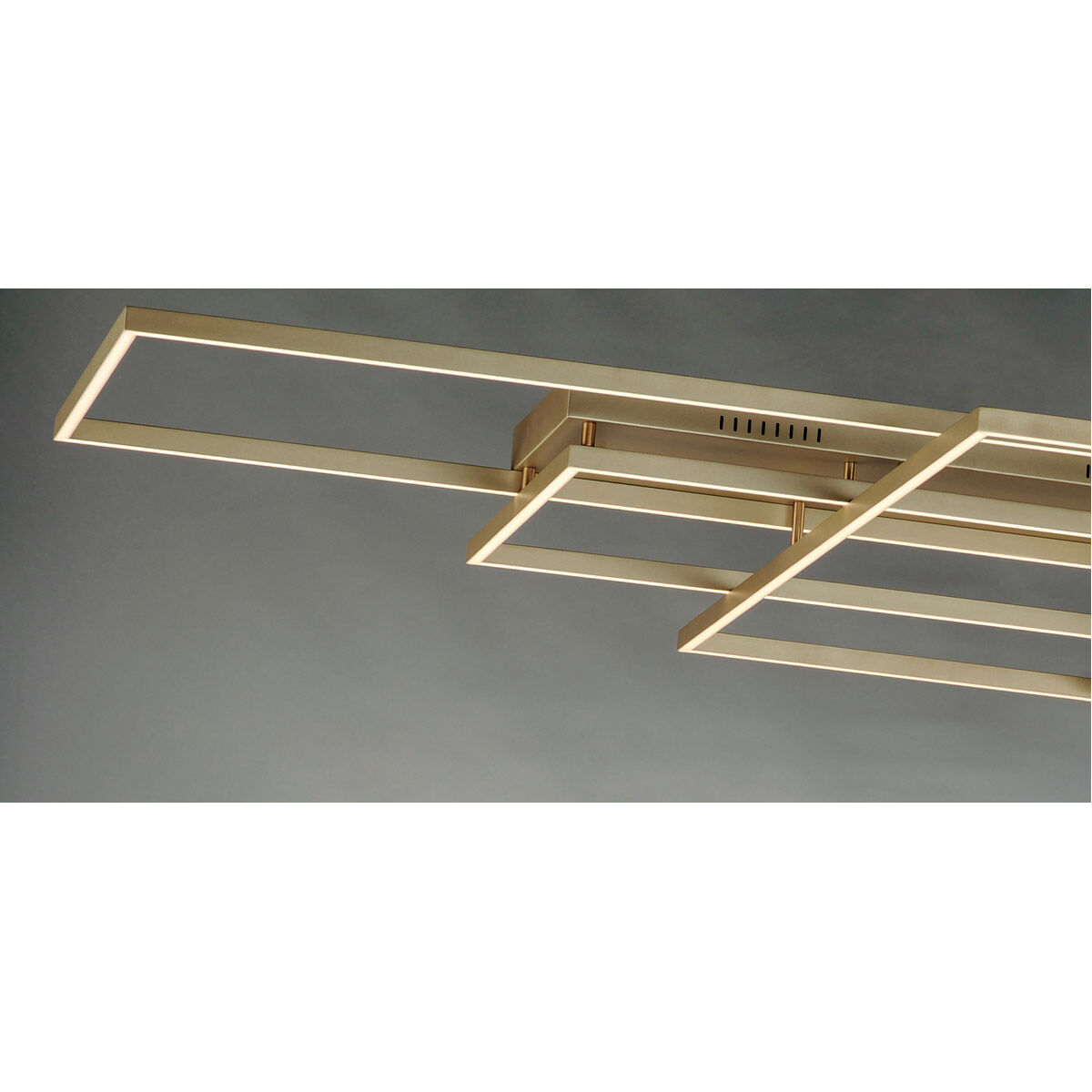 Traverse LED LED 48 inch Champagne Flush Mount Ceiling Light
