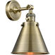 Franklin Restoration Appalachian LED 8 inch Antique Brass Sconce Wall Light, Franklin Restoration