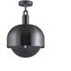 Forked LED 13.39 inch Gun Metal Flush Mount Ceiling Light