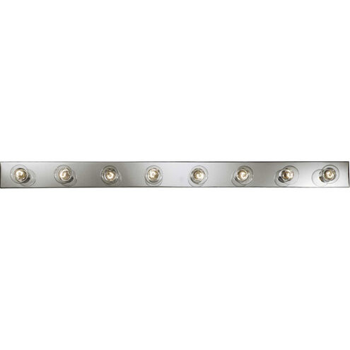 Broadway 8 Light 60 inch Polished Chrome Bath Vanity Wall Light