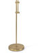 Arc 84 inch 100.00 watt Natural Brass Floor Lamp Portable Light