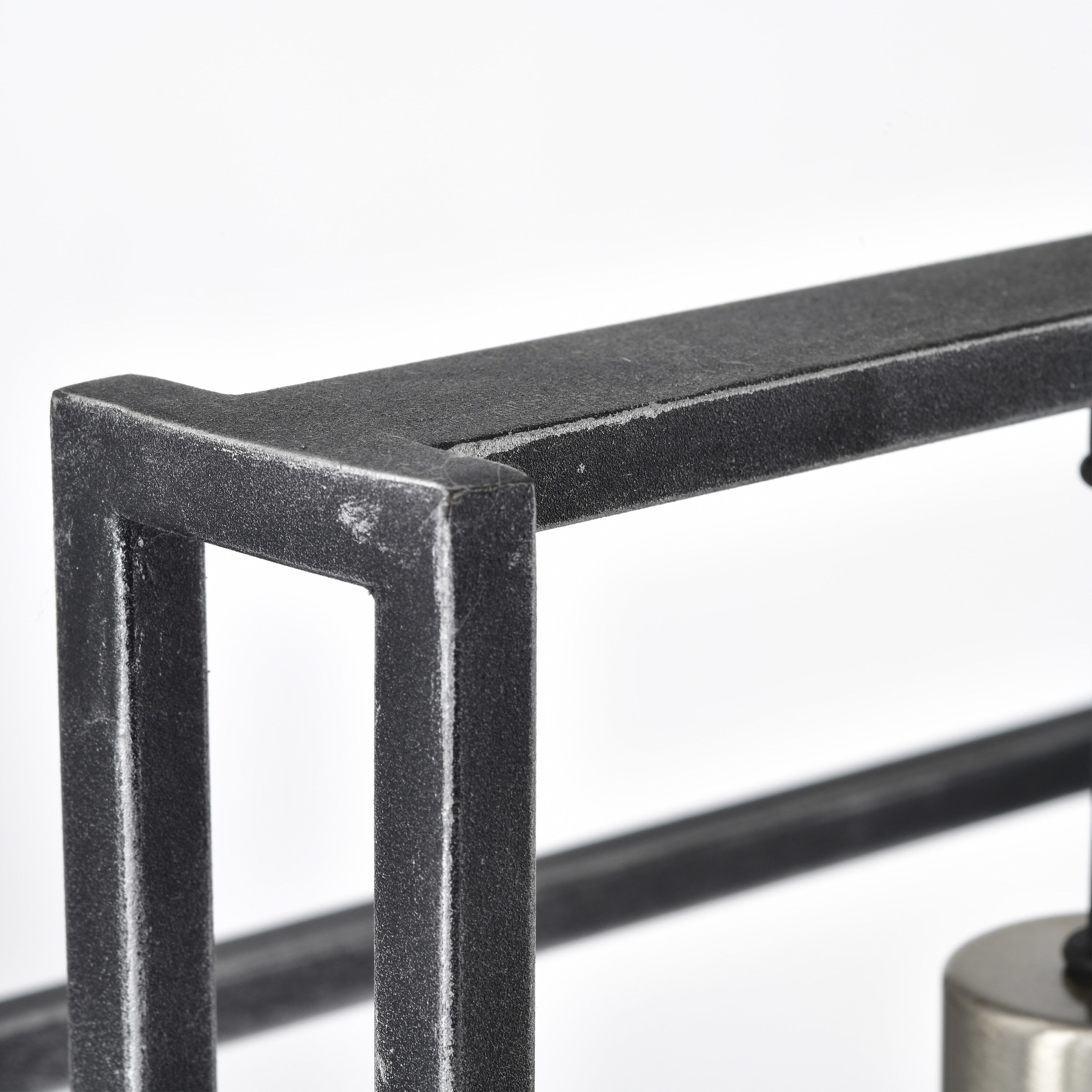 Lake 4 Light 36 inch Iron Black and Brushed Nickel Accents Island Pendant Ceiling Light