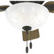 Swanson 44 inch New Bronze with American Walnut/Greyed Walnut Blades Ceiling Fan