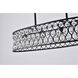 Canada 4 Light 10 inch Black Chandelier Ceiling Light