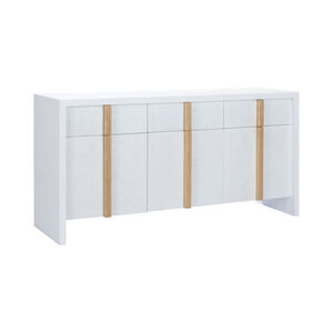 Claire Bell White/Gold Cabinet