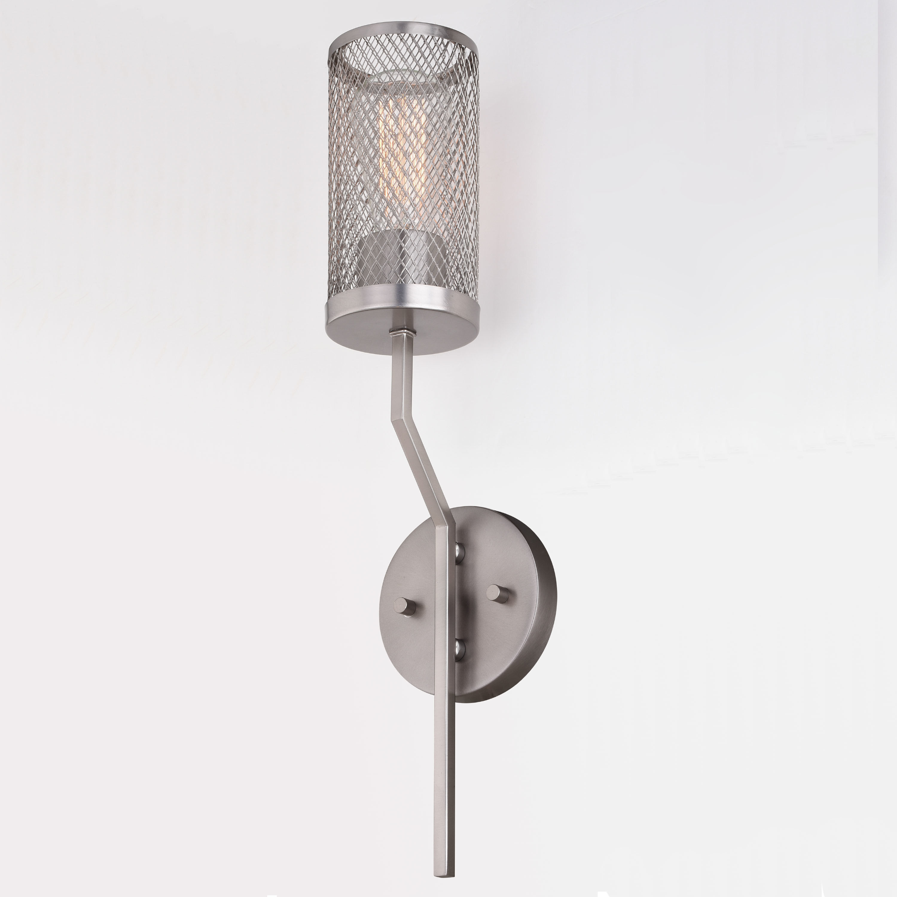 Byron LED 5 inch Antique Pewter Bathroom Light Wall Light