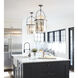 Emerson 4 Light 18.25 inch Oil Rubbed Bronze Bell Jar Pendant Ceiling Light, Large