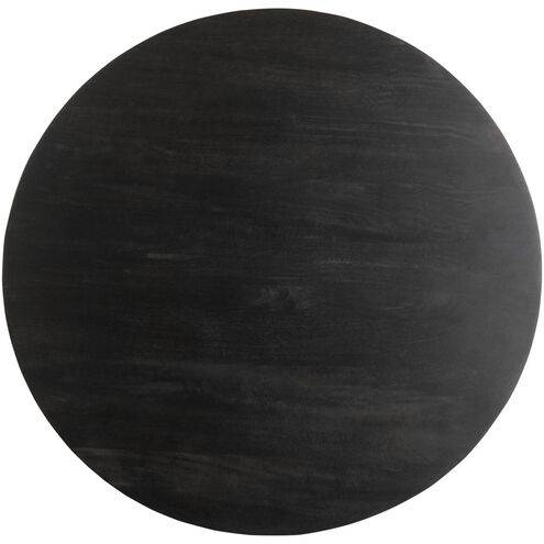 Maddock 60 inch Ebony and Gray Dining Table