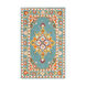Cosmopolitan 36 X 24 inch Teal/Mustard/Burnt Orange/Bright Orange/Khaki Rugs, Rectangle