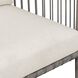 Borneo Weathered Dark Gray and Oyster White Outdoor Dining Chair