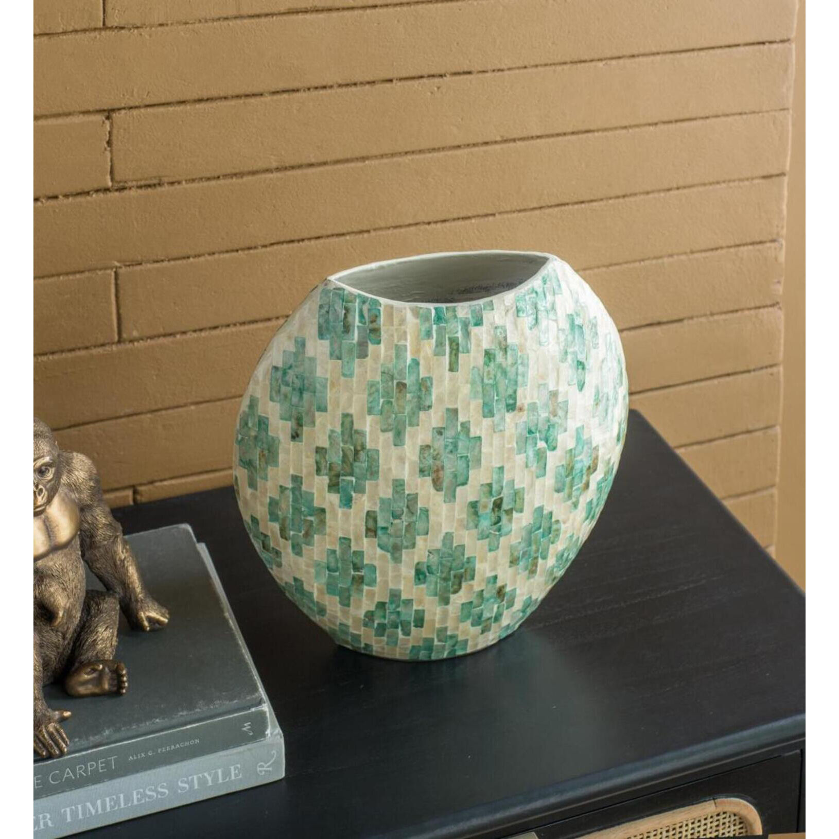 Diamond 13.8 X 5.9 inch Vase