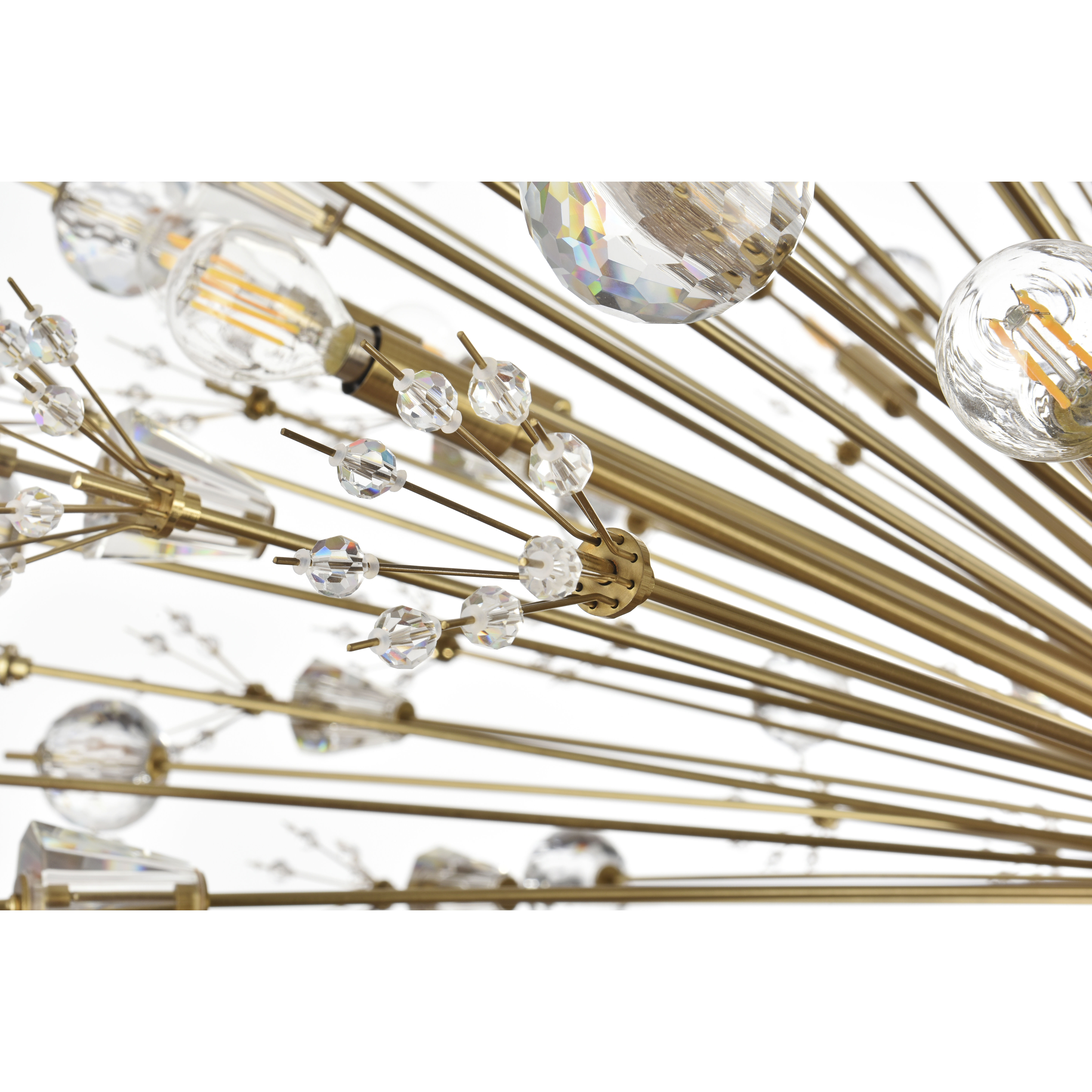 Vera 34 Light 50 inch Gold Pendant Ceiling Light