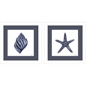 In the Blue Too / In the Deep Blue Blue Framed Art