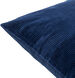 Corduroy Quarters 20 inch Navy Pillow Kit, Square