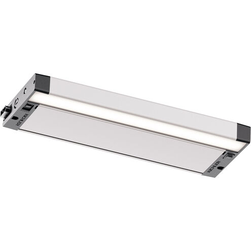 6U Series LED 120 LED Integrated 12 inch Nickel Textured LED Under Cabinet