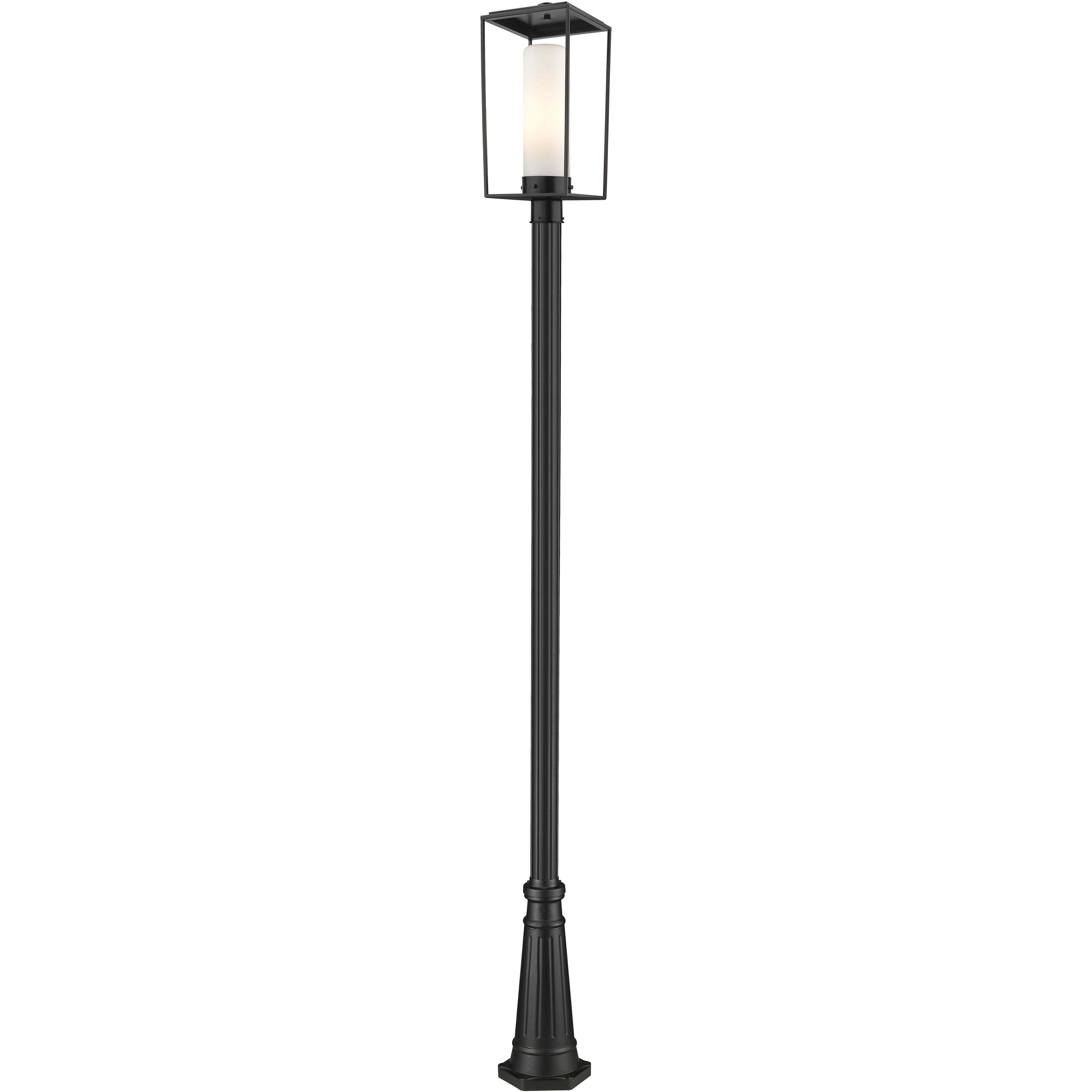 Sheridan 1 Light 116.5 inch Black Outdoor Post Mounted Fixture