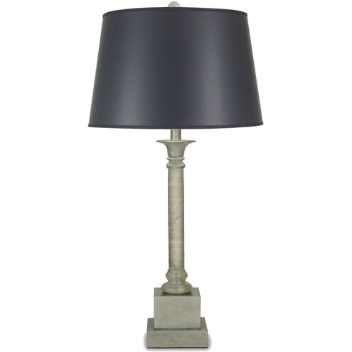 Ellie 31 inch 150 watt Silver Leaf Table Lamp Portable Light