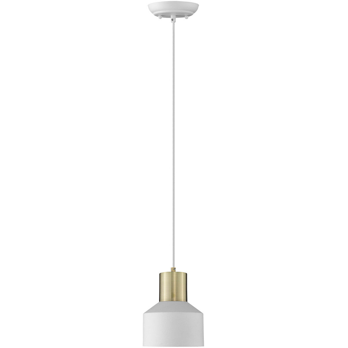 Ingo 1 Light 6 inch White Pendant Ceiling Light
