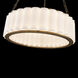 Poplin LED 26.75 inch Aged Brass Pendant Ceiling Light