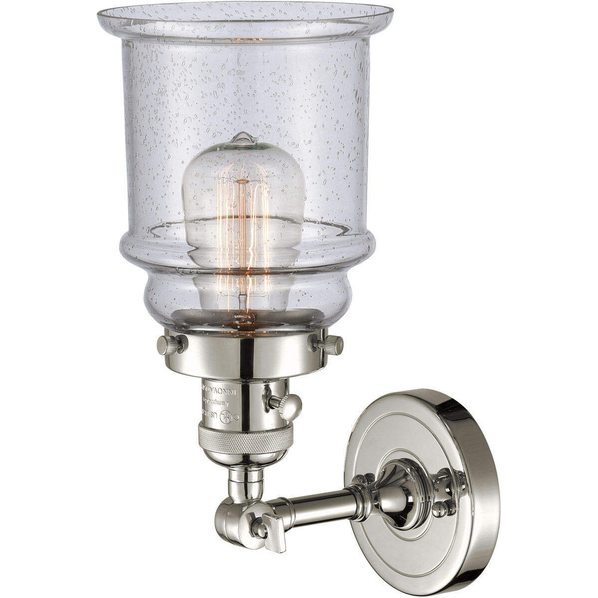 Franklin Restoration Canton LED 7 inch Polished Nickel Sconce Wall Light, Franklin Restoration