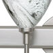 Mia 2 Light 14.63 inch Satin Nickel Vanity Lighting Wall Light in Incandescent, Marble Grigio Glass