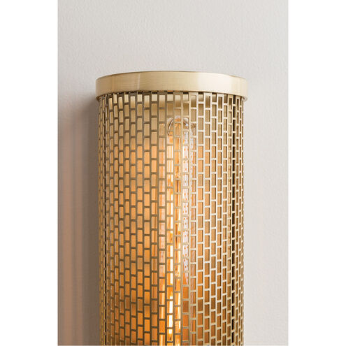 Britt 2 Light 5 inch Aged Brass ADA Wall Sconce Wall Light