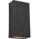 Sean Lavin Kukei LED 10.5 inch Textured Black Outdoor Wall Lantern