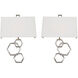 Deseret 2 Light 14 inch Brushed Nickel Sconces Wall Light, Set of 2