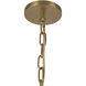 Alora Mood Cherise 1 Light 6.75 inch Brushed Gold Pendant Ceiling Light