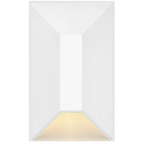 Nuvi 12v 1.40 watt Matte White Landscape Deck Sconce, Rectangular