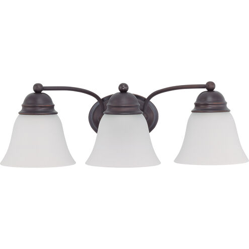 Brentwood 3 Light 21 inch Mahogany Bronze Vanity Light Wall Light